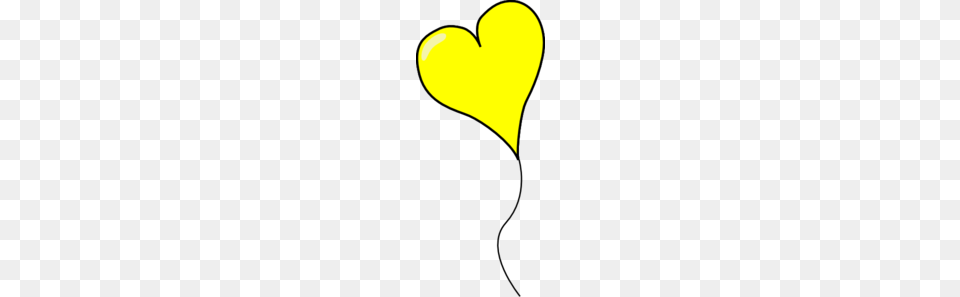 Yellow Heart Balloon Clip Art, Astronomy, Moon, Nature, Night Free Transparent Png