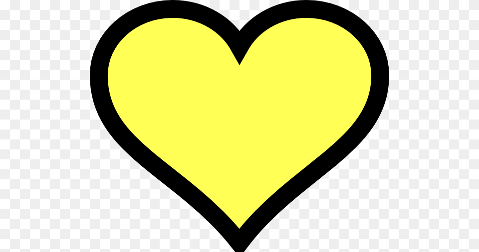 Yellow Heart Clip Art Free Png Download