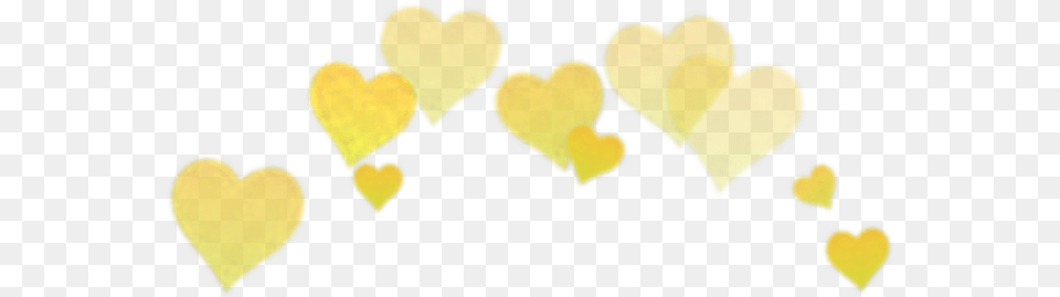 Yellow Heart Crown Heartcrownfreetoedit Yellow Heart Crown, Symbol Free Png Download