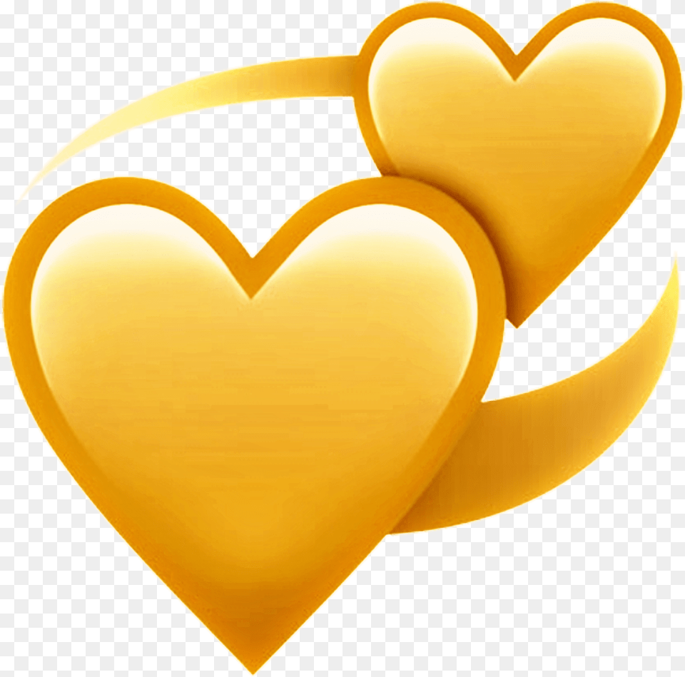 Yellow Heart Emoji Free Png Download