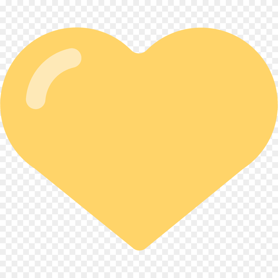 Yellow Heart Emoji Clipart, Balloon Free Png Download