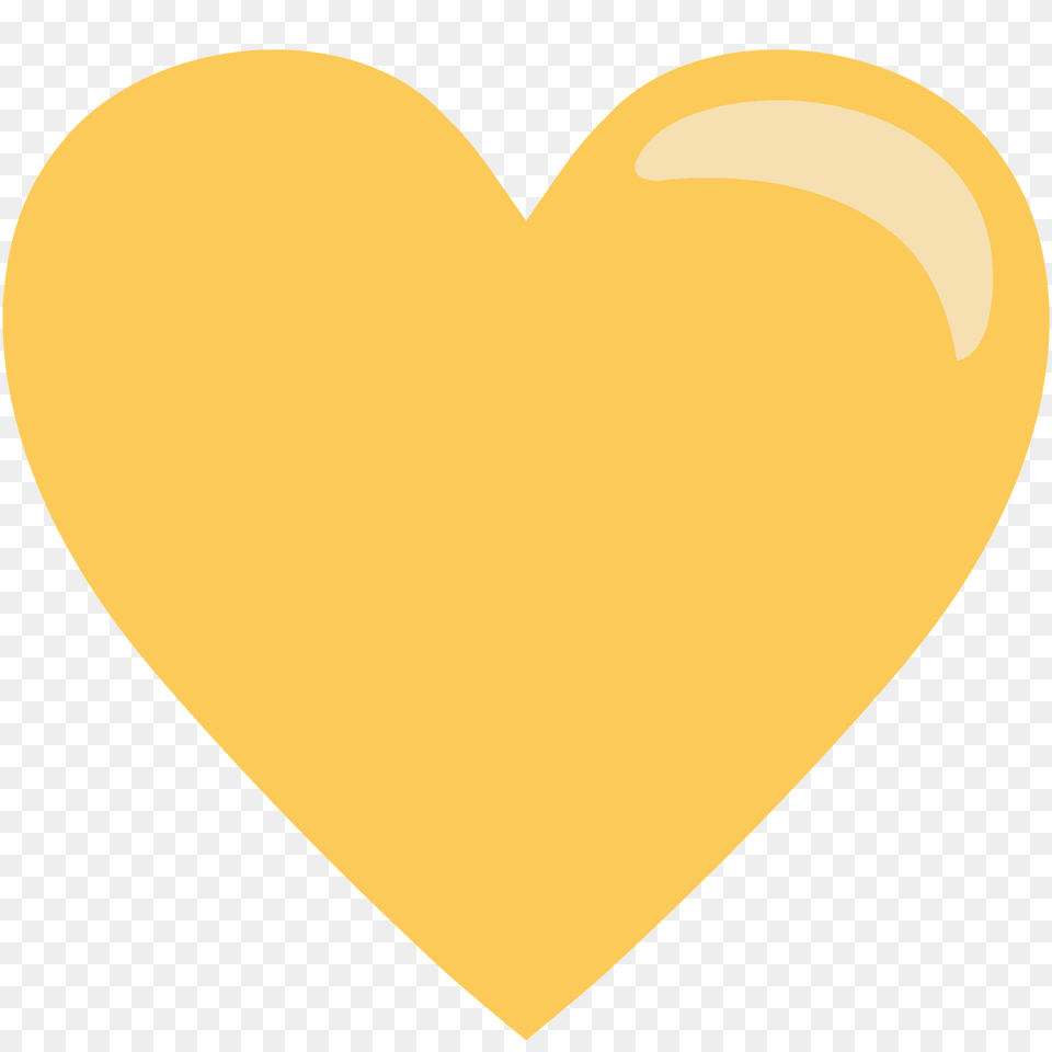 Yellow Heart Emoji Clipart, Balloon Free Png Download