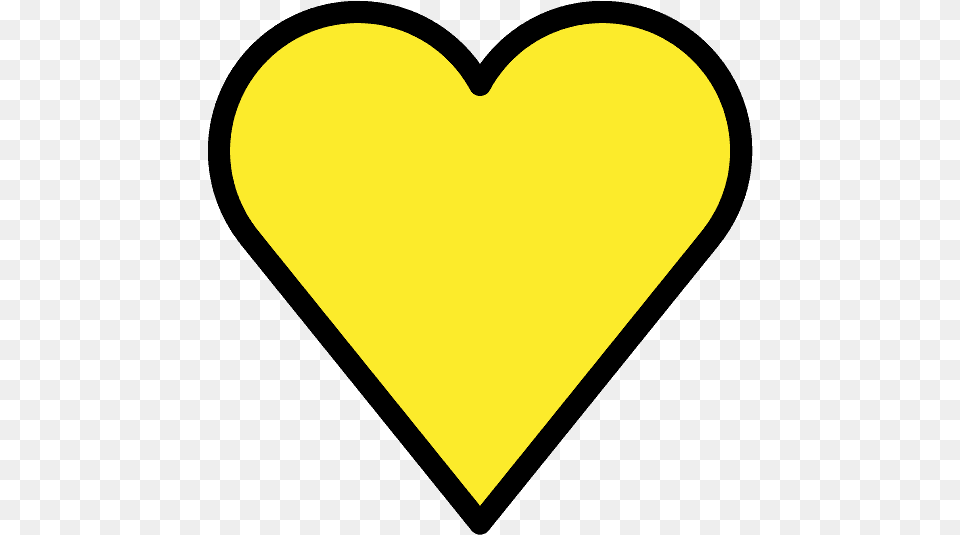 Yellow Heart Emoji Clipart Heart Free Png Download