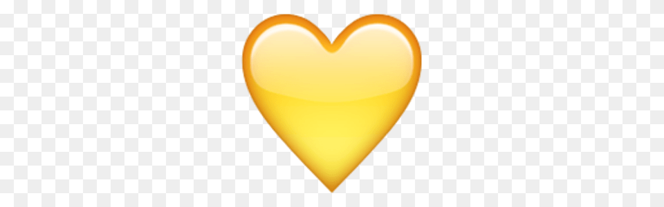 Yellow Heart Emojis In Emoji Heart Emoji Heart, Balloon, Disk Png Image