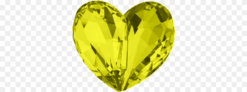 Yellow Heart Gem Psd Paper Lamp Novelty Blue Heart Gem Transparent, Accessories, Diamond, Gemstone, Jewelry Png