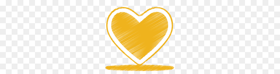 Yellow Heart Icon Origami Colored Pencil Iconset Double J Design Free Transparent Png