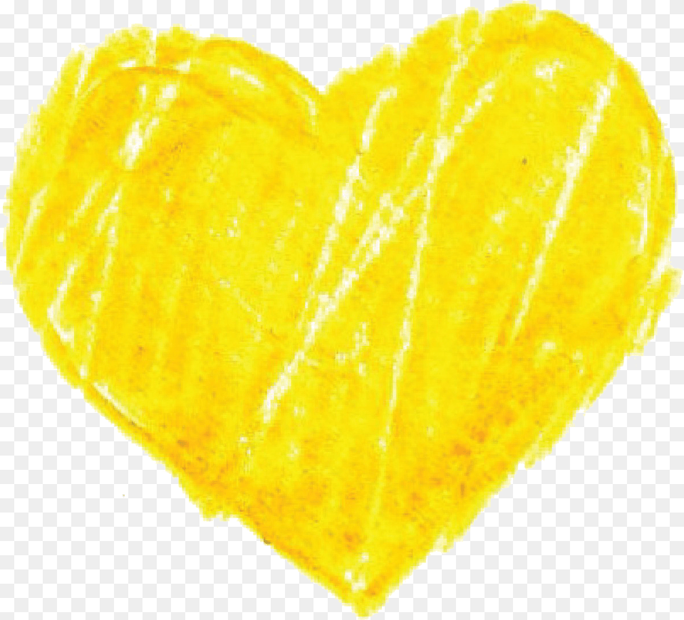 Yellow Heart Pic Free Png