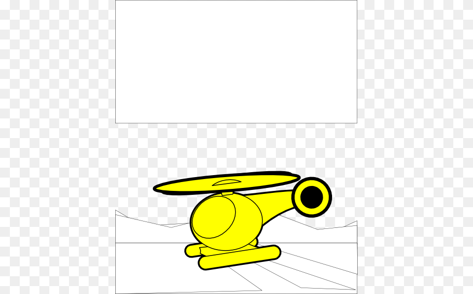 Yellow Helicopter Clip Art Free Png