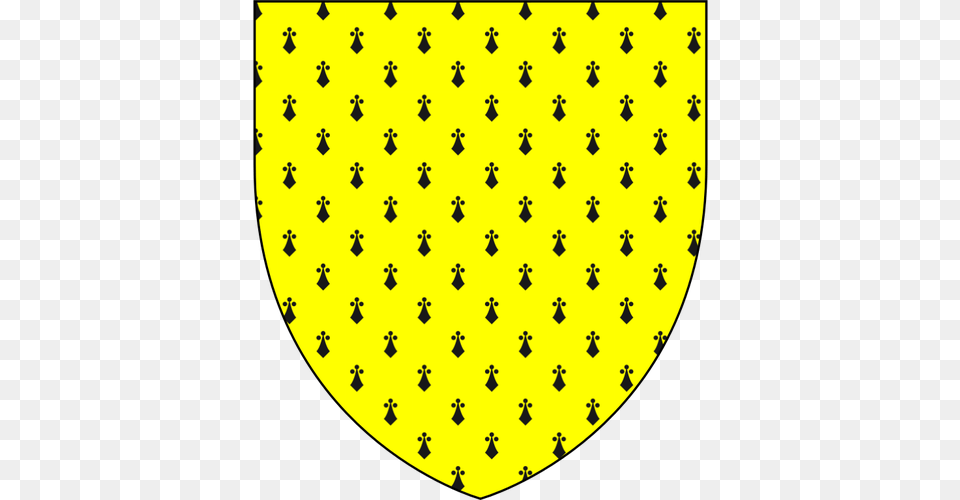 Yellow Heraldic Shield Vector Armor Png Image