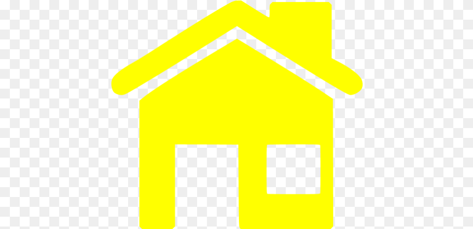 Yellow Home 5 Icon Home Icon Yellow, Dog House Free Png