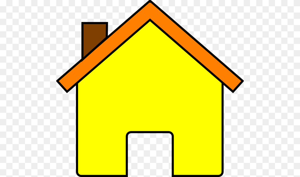 Yellow House 2 Clip Art At Clipart Library Yellow House Clip Art, Dog House, Dynamite, Weapon Free Png Download