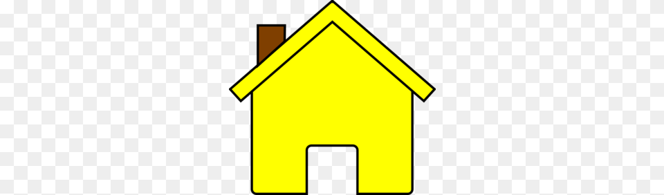 Yellow House Clip Art, Dog House Png Image
