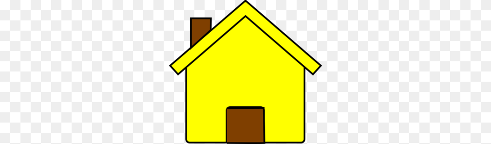 Yellow House Clip Art, Dog House Free Png Download