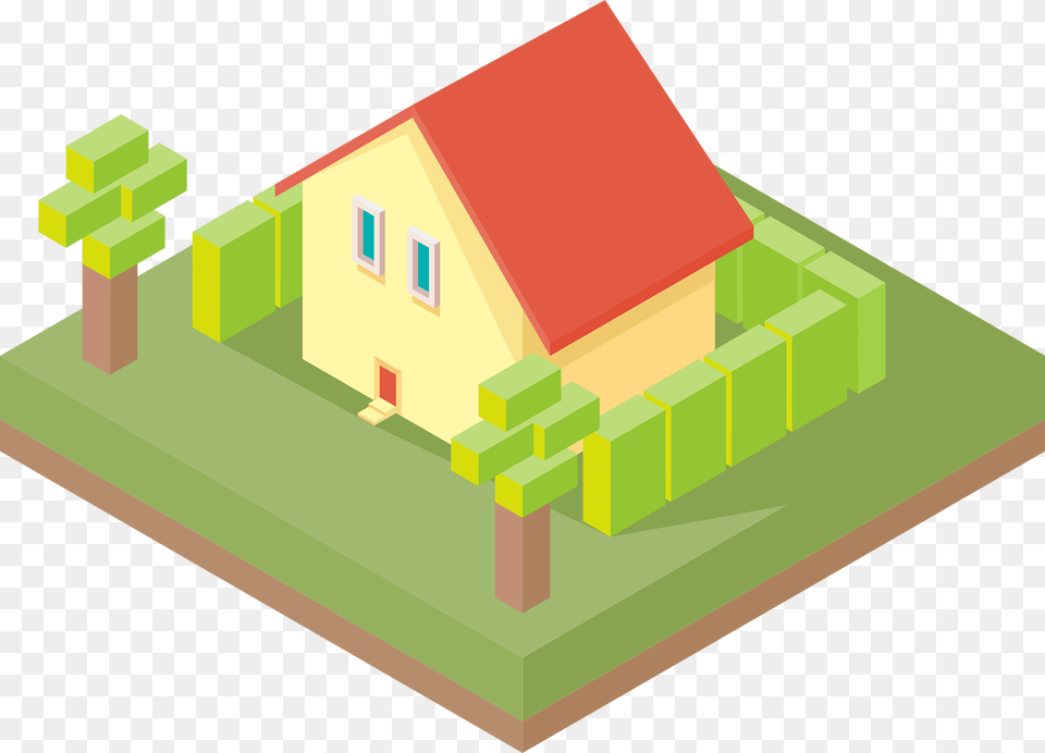 Yellow House Clipart, Neighborhood, Architecture, Housing, Cottage Png Image