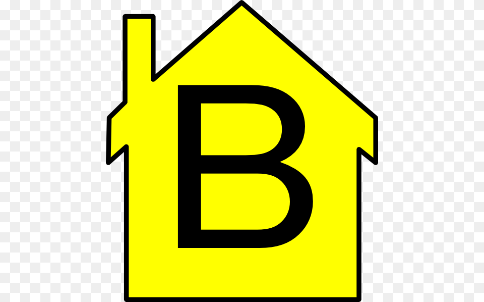 Yellow House Outline Clip Arts For Web, Sign, Symbol, Road Sign, Text Png Image