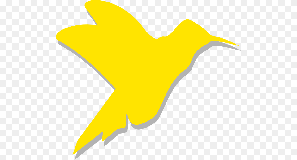 Yellow Hummingbird Silhouette Clip Art For Web, Animal, Fish, Sea Life, Shark Png Image