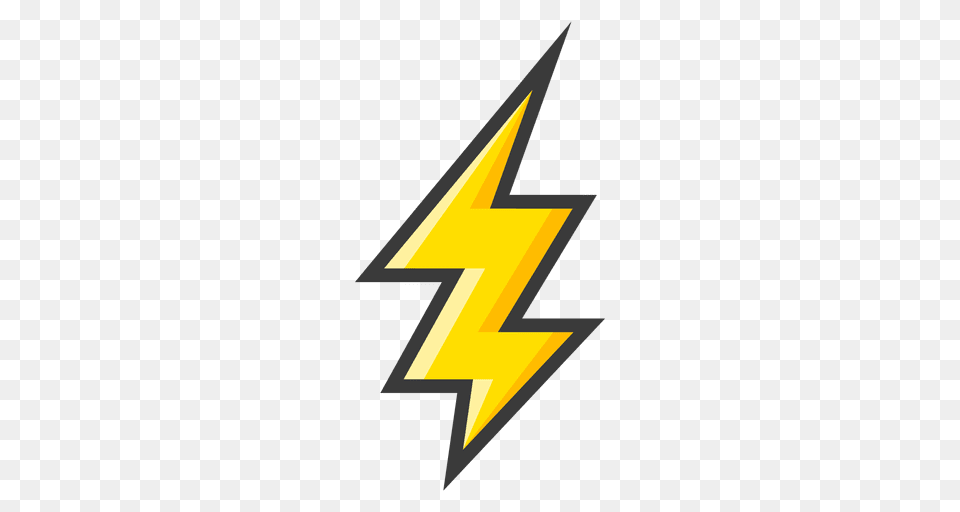 Yellow Ightning Bolt, Logo, Star Symbol, Symbol Free Png
