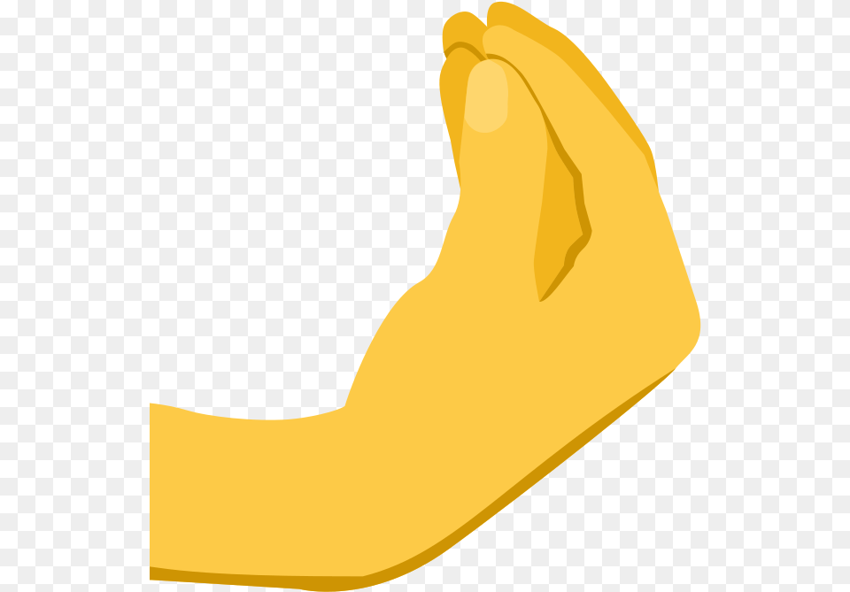 Yellow Italian Hand Meme Emoji, Banana, Food, Fruit, Plant Free Png