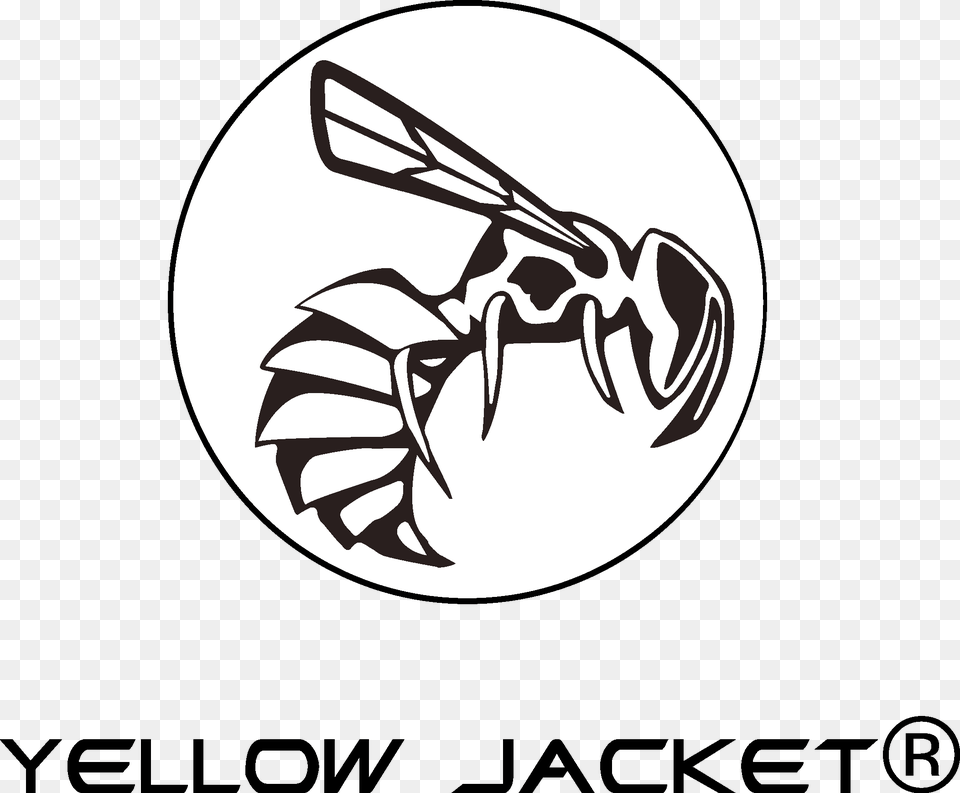 Yellow Jacket Case Logo Yellow Jacket Logo Black, Animal, Bee, Insect, Invertebrate Png Image