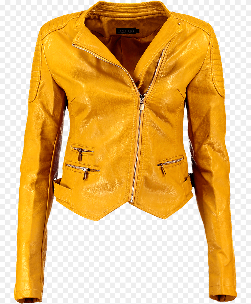 Yellow Jacket Download Jacket, Clothing, Coat, Leather Jacket Png Image