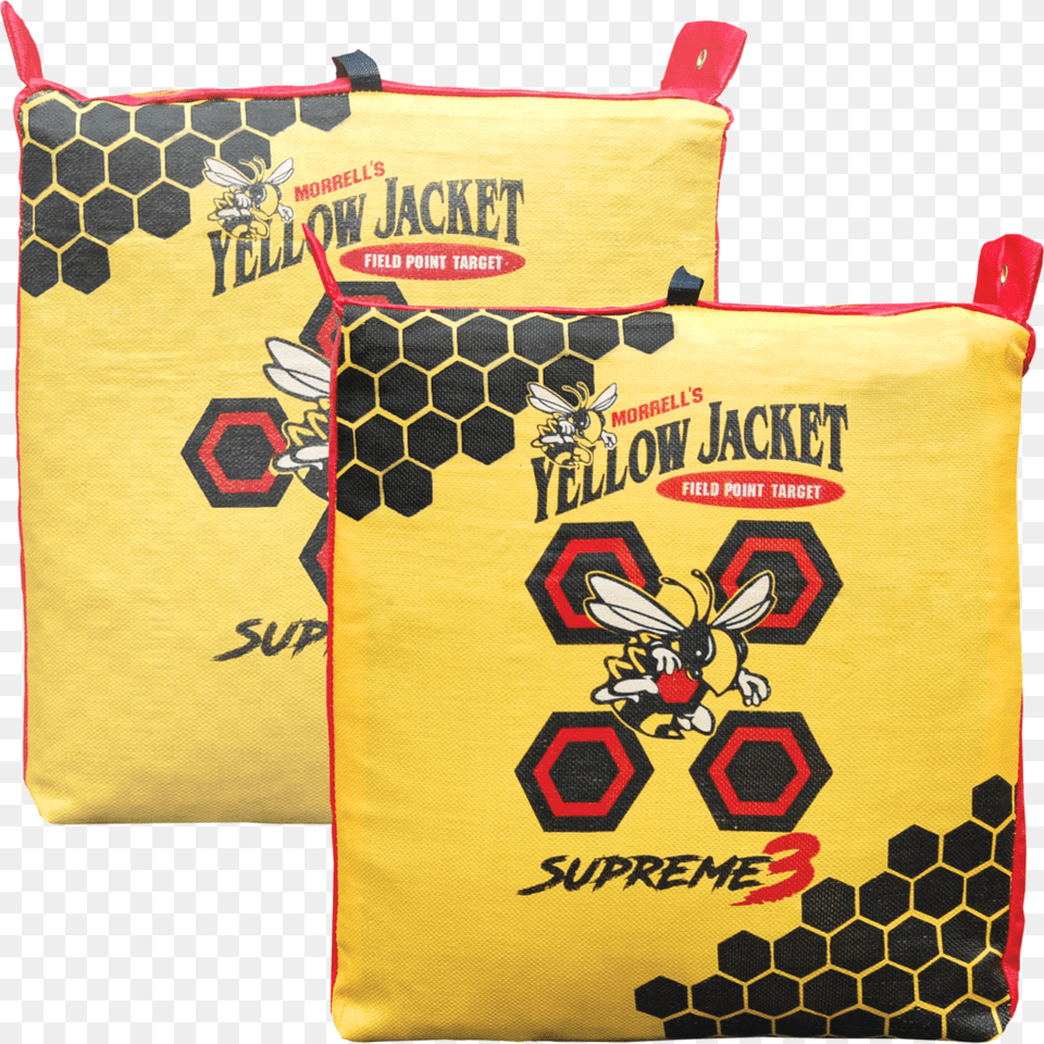 Yellow Jacket Supreme 3 Field Point Archery Target Archery Target Yellow Jacket, Cushion, Home Decor, Pillow, Bag Png Image