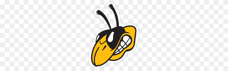 Yellow Jackets Head Mascot Sticker, Insect, Animal, Bee, Wasp Free Png Download