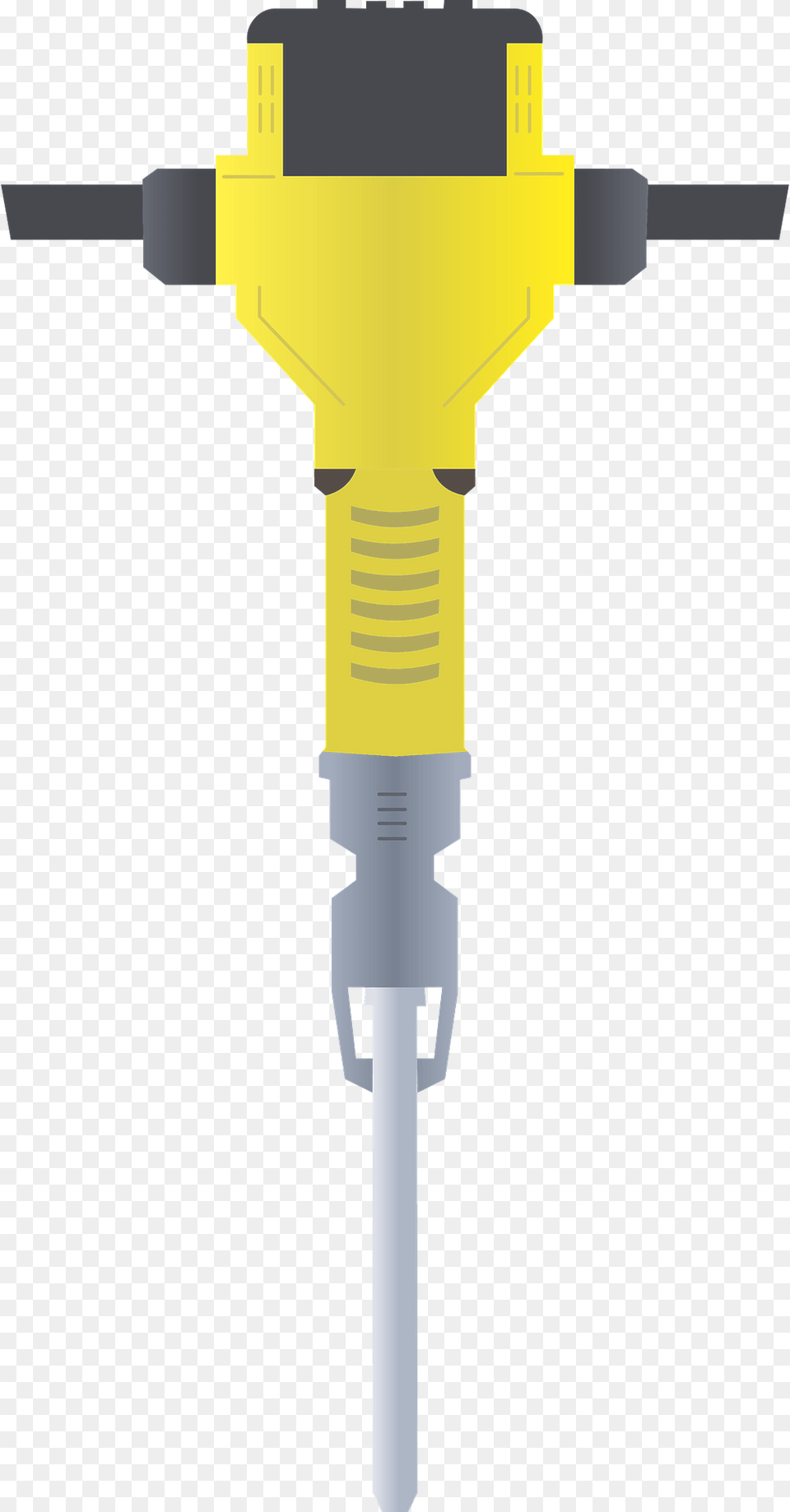 Yellow Jackhammer Clipart, Adapter, Electronics, Water, Cross Png Image