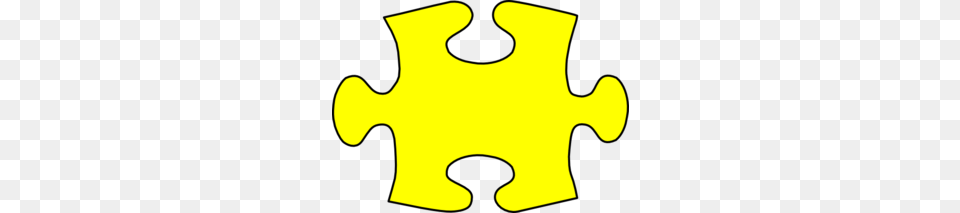 Yellow Jigsaw Puzzle Piece Large Clip Art, Game, Jigsaw Puzzle Png Image