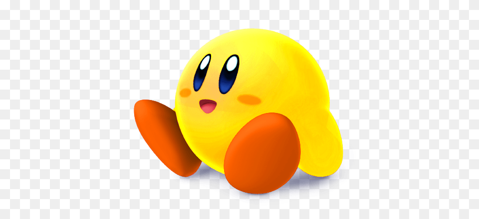 Yellow Kirby Sitting, Egg, Food Free Transparent Png