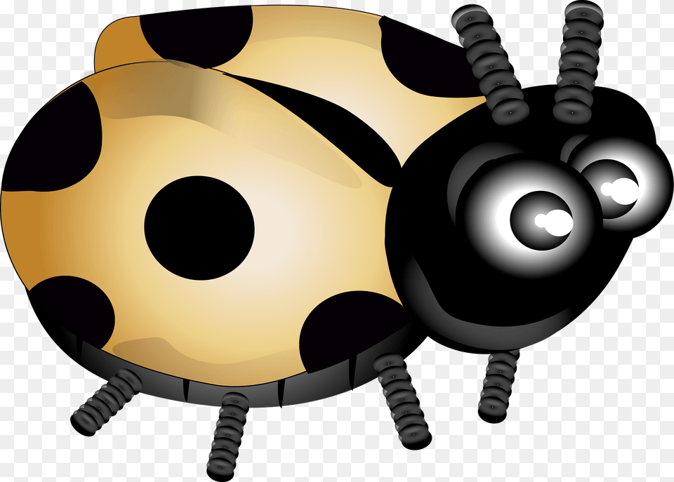 Yellow Ladybug Clipart, Animal Png Image