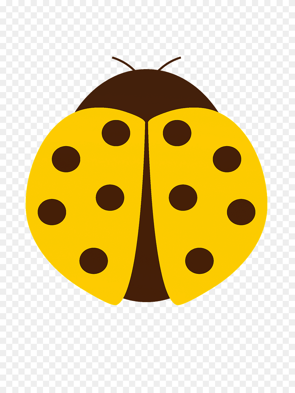 Yellow Ladybug Clipart, Food, Fruit, Plant, Produce Free Png Download