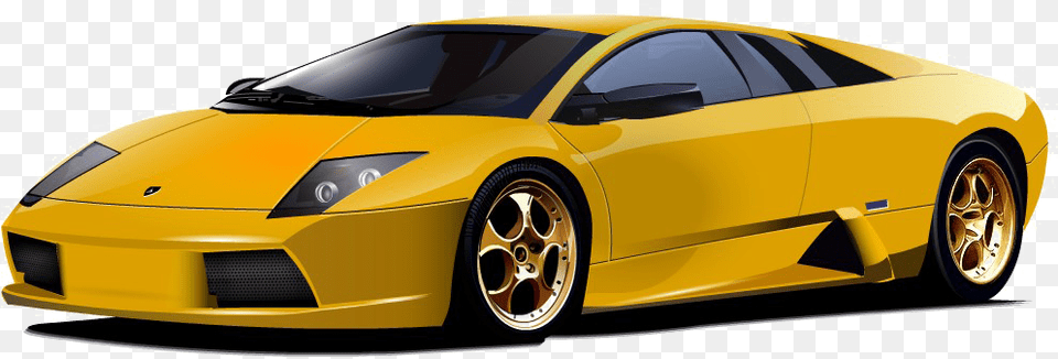 Yellow Lamborghini Download Lamborghini Murcielago, Alloy Wheel, Vehicle, Transportation, Tire Png Image