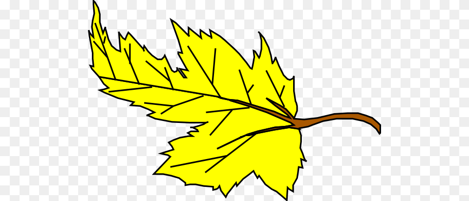 Yellow Leaf Clip Art Free Vector, Plant, Tree, Maple Leaf, Animal Png Image