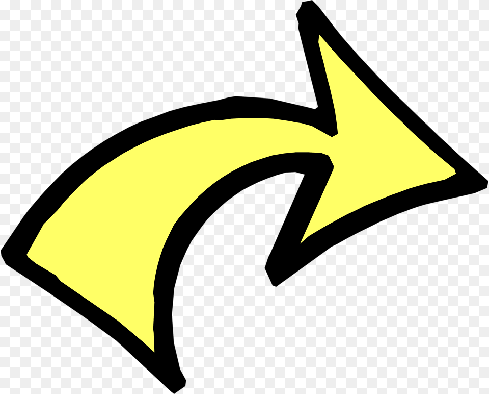 Yellow Left Arrow Clip Art, Logo, Symbol, Animal, Fish Free Png