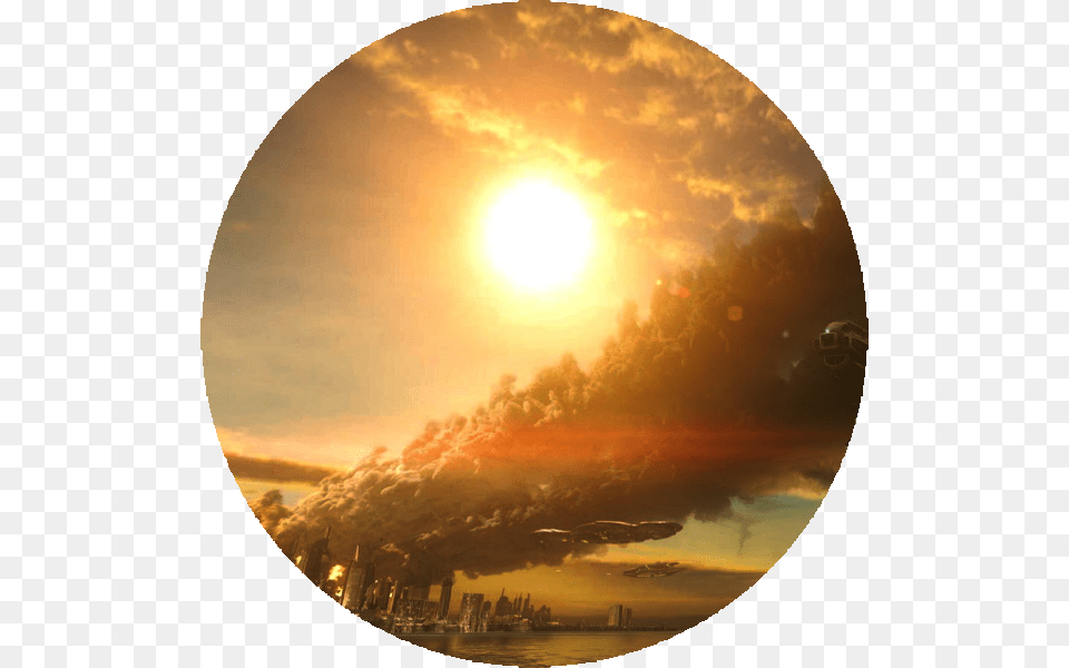 Yellow Lens Flare Circle, Nature, Outdoors, Photography, Sky Free Transparent Png