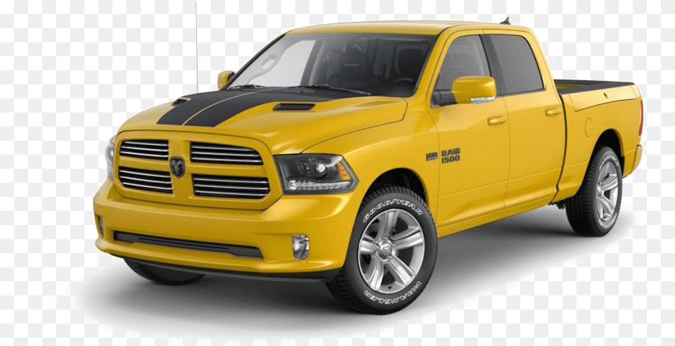 Yellow Lexus Background Yellow And Black Dodge Ram, Pickup Truck, Transportation, Truck, Vehicle Png Image