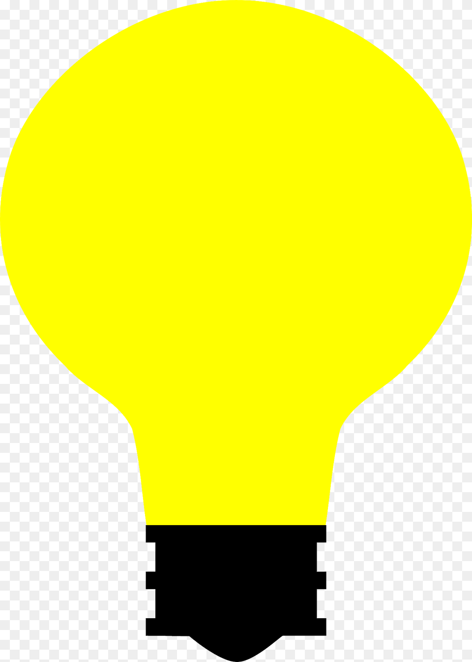 Yellow Light Bulb Clipart, Lightbulb Png Image
