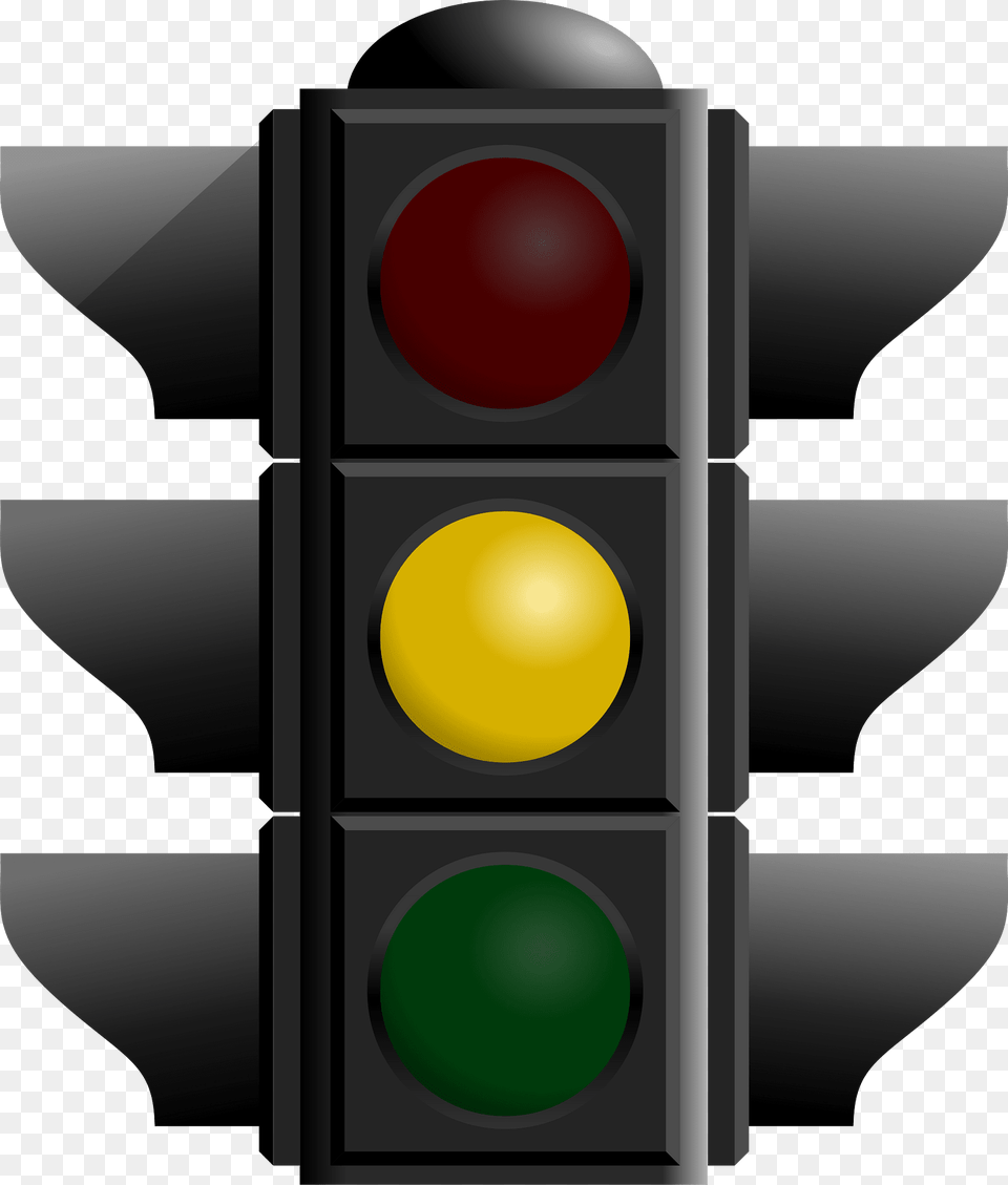 Yellow Light Clipart, Traffic Light Png Image