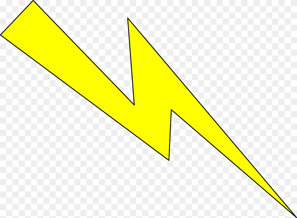 Yellow Lightning Blitz Symbol Gelb, Blade, Dagger, Knife, Weapon Png