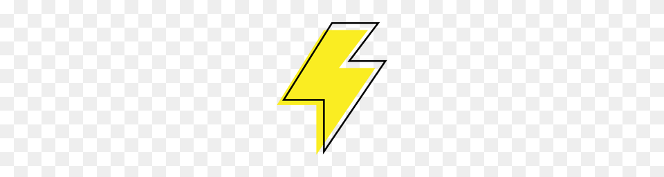 Yellow Lightning Bolt Icon, Logo, Symbol, Text, Number Free Transparent Png