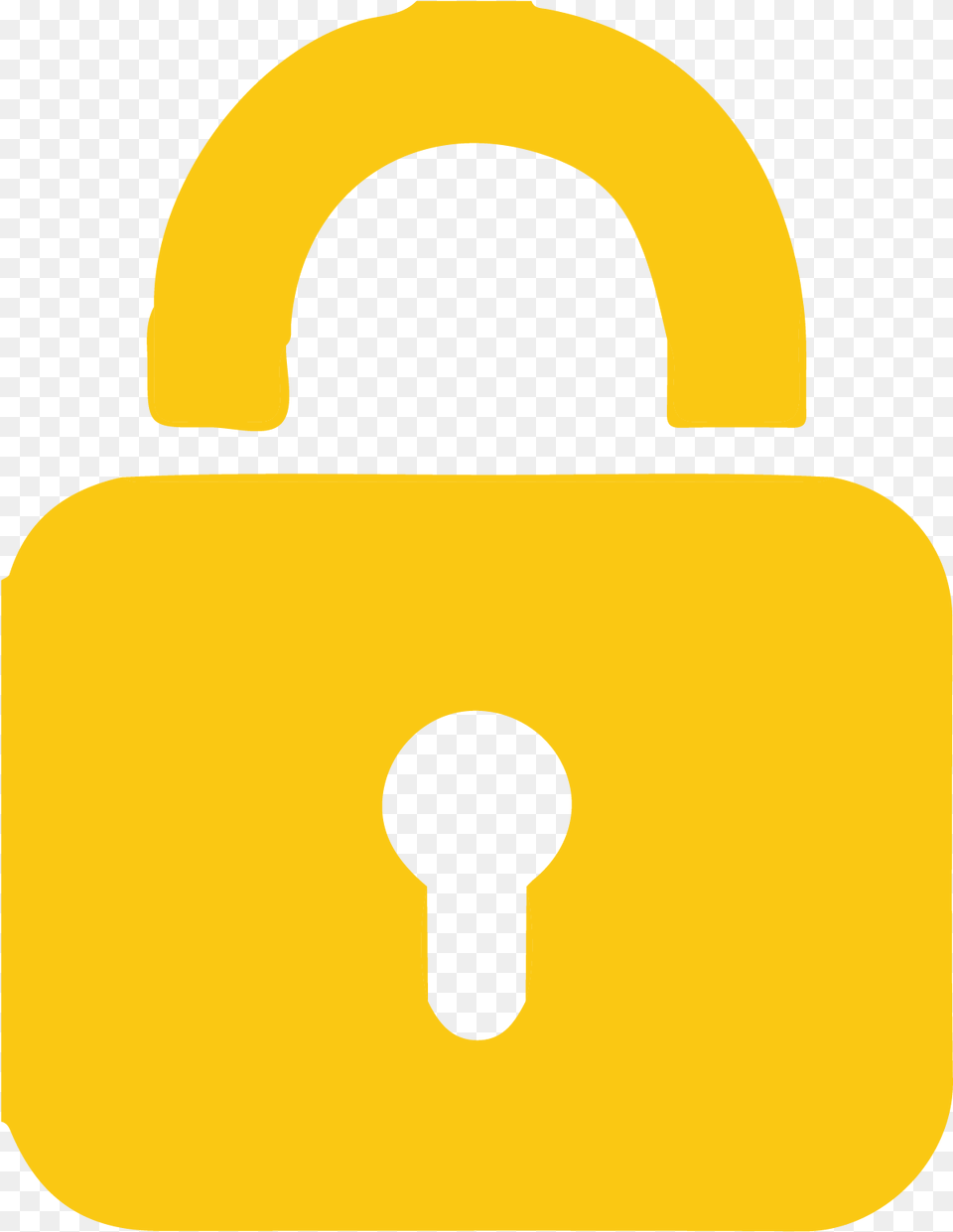 Yellow Lock Free Transparent Png