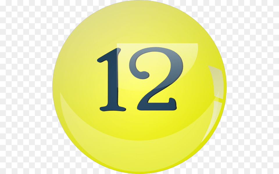 Yellow Lottery Ball, Number, Symbol, Text, Disk Free Png Download