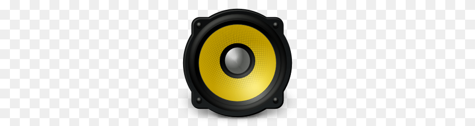 Yellow Loudspeaker, Electronics, Speaker Free Transparent Png