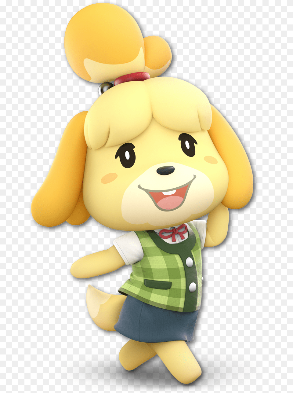 Yellow Mammal Vertebrate Cartoon Stuffed Toy Toy Isabelle Smash Ultimate Render, Plush Free Png Download