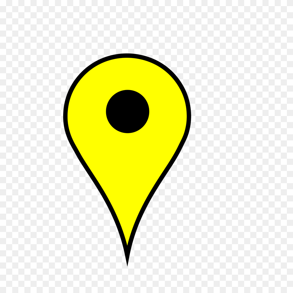 Yellow Map Pin Yellow Google Maps Pin, Logo Png Image