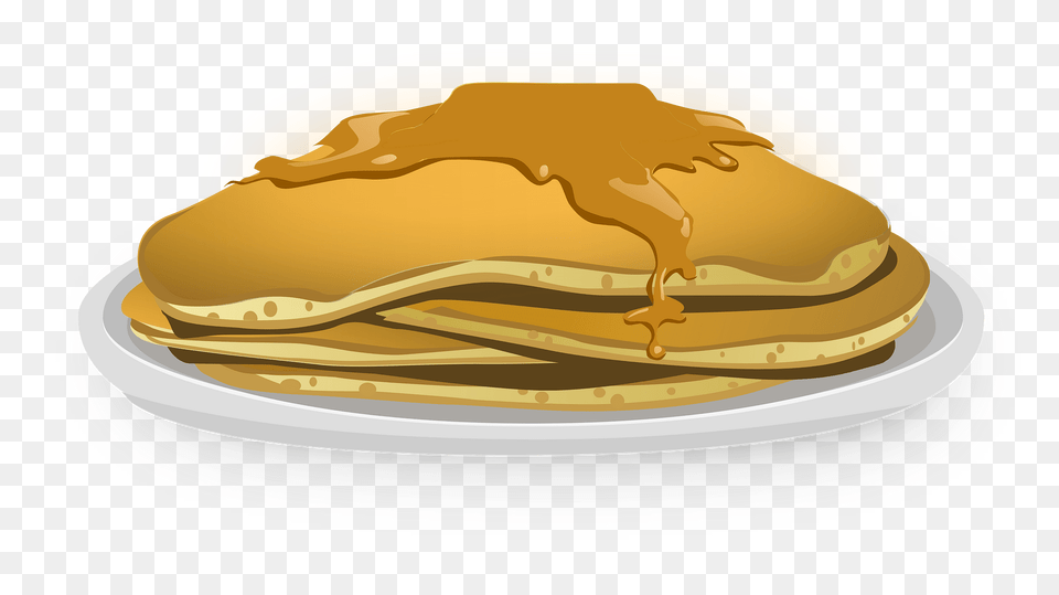 Yellow Melting Butter Honey Clipart, Bread, Food, Pancake, Meal Free Png Download