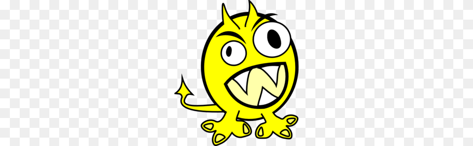 Yellow Monster Clip Art Free Transparent Png