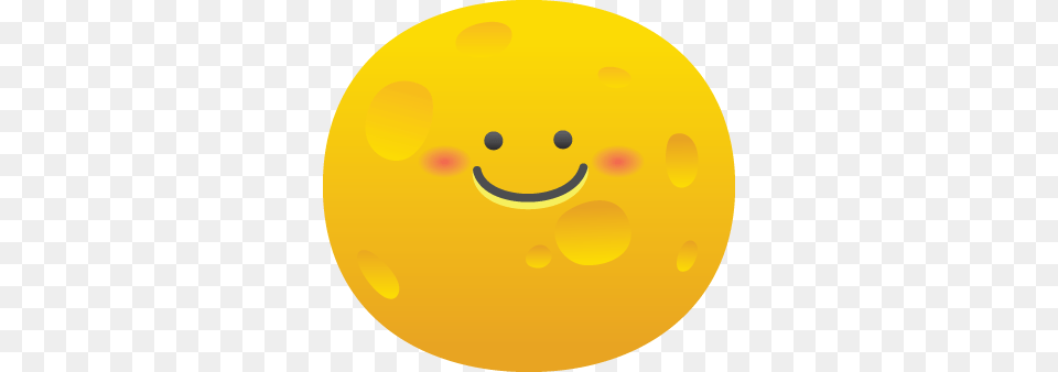 Yellow Moon Kids Sticker Smiley, Astronomy, Nature, Night, Outdoors Free Transparent Png