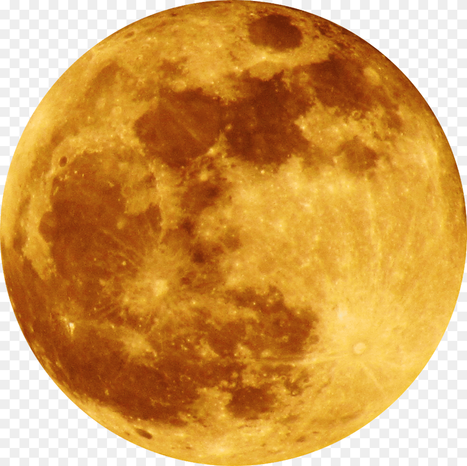 Yellow Moon Nikon 600mm F4 Sample, Astronomy, Full Moon, Nature, Night Png Image