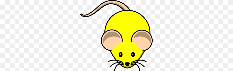 Yellow Mouse Clip Art, Computer Hardware, Electronics, Hardware, Animal Free Png